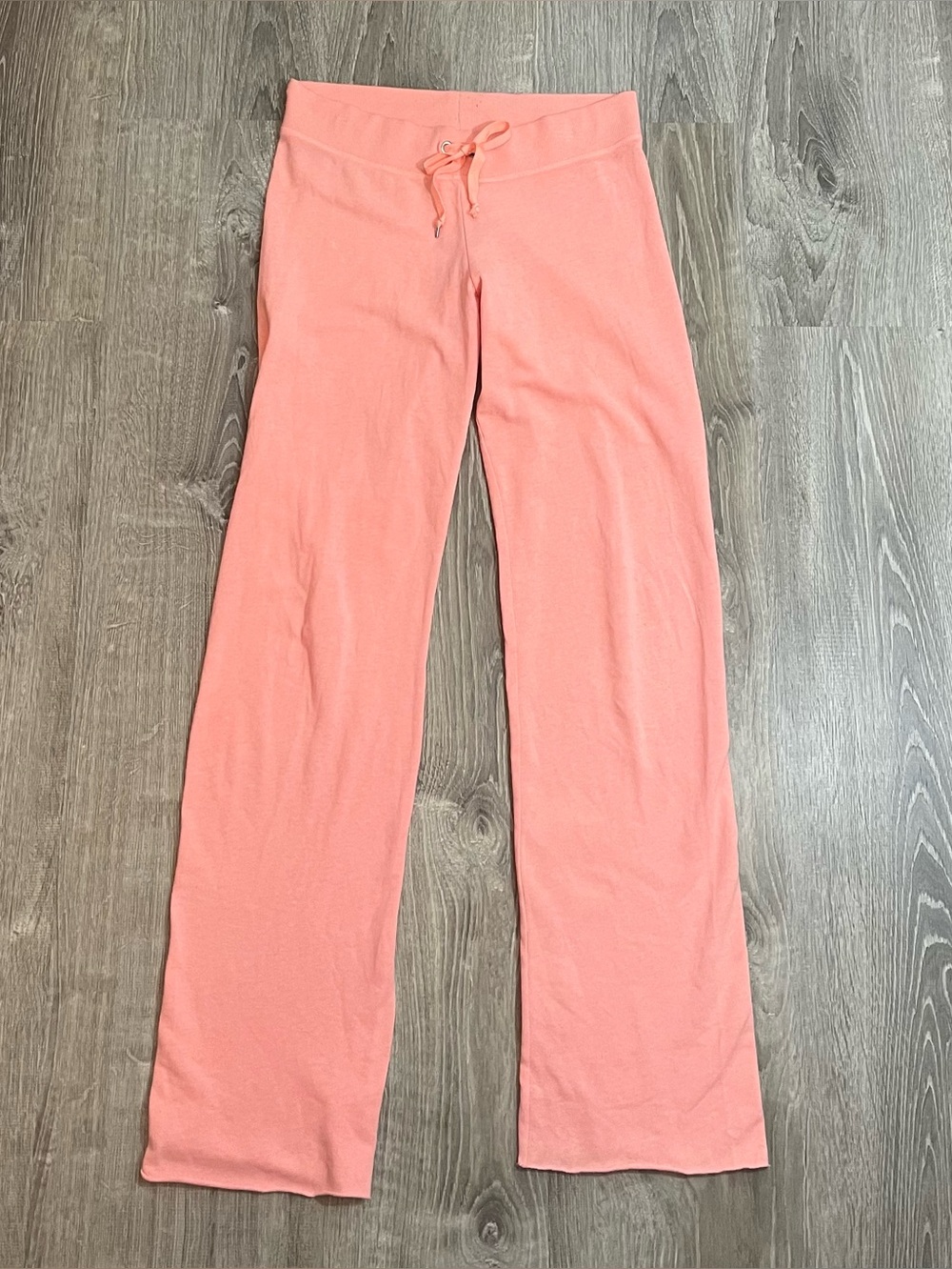 Vintage Victoria’s Secret Super Model Size XS Neon Orange Bling Heart Pants